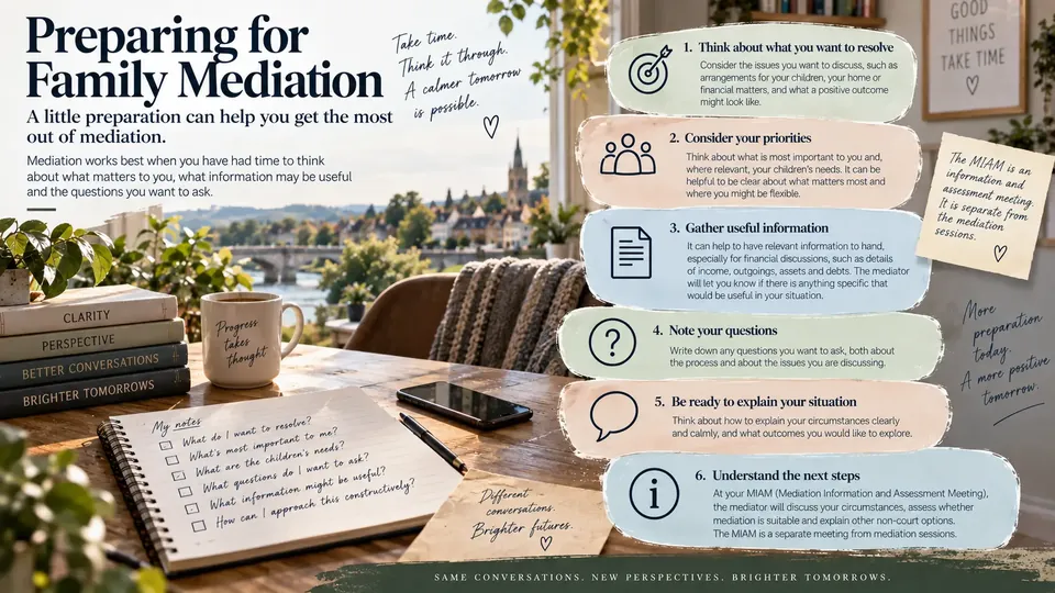 Preparing full financial disclosure Form E for mediation from Cavendish Family Mediation